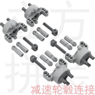 New Style Technology Hanging Wheel Connector Compatible Small Particle Building Blocks Car Engineeri