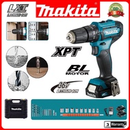 Makita Impact Cordless Hand Drill High Power 13mm Lithium Household Three-Function Impact Drill Electric Screwdriver Pistol Drill Power Tool Set