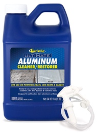 STAR BRITE Ultimate Aluminum Cleaner & Restorer - Aluminum Boat Cleaner - Perfect for Pontoon Boats,