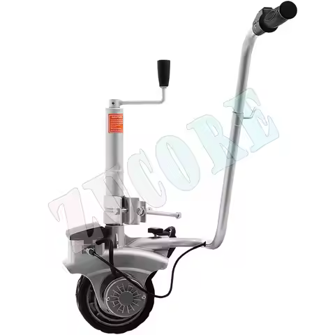 12V Motorised Jockey Wheels Electric Power Mover Maneuver Trailer Boat 350W Striker Power Jockey Whe