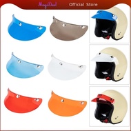 [MagiDeal] 3-Snap Helmet Peak Shield Open Face Retro Motorcycle Helmet Sun Visor Shield Protector, 1