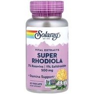 美國Solaray 紅景天 500毫克 60粒素食膠囊