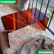Freeshipping Nordic Style Acrylic Transparent Coffee Table Ins Modern Simple Tatami Tea Table Bedroo