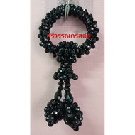 Black Crystal Garland Wai Phra Rahu