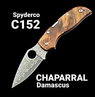 มีดพับ Spyderco C152 CHAPARRAL (ใบมีด Damascus หรือ 8Cr13MoV)