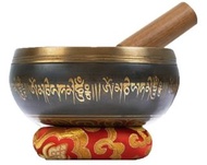 8.5CM 尼泊爾手工 铜磬 頌缽 經紋款 尼泊爾手工 铜磬 頌缽 經紋款 送墊圈 送皮棒 尼泊爾手工佛音碗 瑜珈冥想佛音缽銅磬 西藏頌缽唱歌碗 尼泊爾手工製作  產地: 尼泊爾 Nepal 經紋+佛