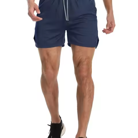 Men white summer sports shorts simple stylish Trendy 3-point, casual 4-point shorts mid-length for f