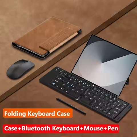 Keyboard with Case for OPPO Find N6 Find N5/OPPO Find N3 N2 N for Oneplus Open Bluetooth Leather Fli