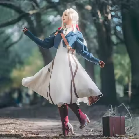 Violet Evergarden Cosplay Costume Anime Cosplay Violet Evergarden Costume for Women Violet Evergarde