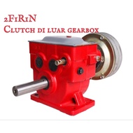 Gearbox Lawnmover 3 speed Forward 1 speed Return Gearbox Speed R, 1,2,3 with Cluth and 2B pully and 