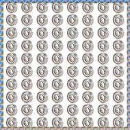 (IDOQ) 80Pcs 608ZZ Bearing 8X22X7 mm ABEC-5 Skate Stroller Miniature 608 ZZ Ball Bearings 608Z 608 2