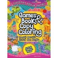 Games Book & Copy Coloring Book