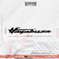 SUZUKI Cutting Sticker Hayabusa Text LogoSUZUKI | HAYABUSA Logo Cutting Sticker