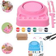 Kids Pottery Wheel Kit Electric Mini Pottery Wheel Kit Complete Pottery Wheel Craft Kit for Beginner