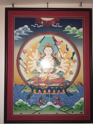 尼泊爾手繪佛像CHUNDI THANGKA