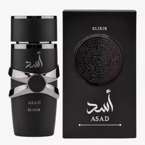 Asad Elixir – Eau de Parfum Spray Long-Lasting Fragrance for Men - Amber Wood, Aromatic, Smoky, Spic