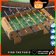 Deluxe 6-Control Mini Foosball Table Soccer Table Football Table With Legs – Real Soccer Action at H