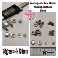 5gross 12mm iron snap button / 330mm snap button