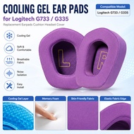 Cooling Gel Ear Pads for Logitech G733 G335 Replacement Earpads Cushion Headset Cover