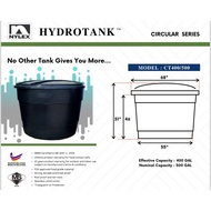 CT  500G NYLEX POLY  WATER TANK  N400 (68" X 51")  [ CT400/500 ] KLANG VALLEY ONLY