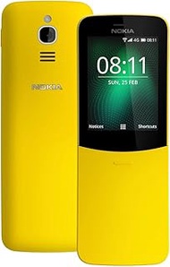 Nokia 8110 (TA-1059) 512MB/4GB 2.45-inches Factory Unlocked, International Stock (Yellow)