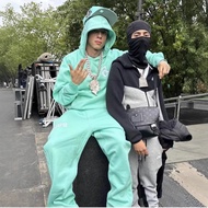 MHAY 6PM central ce DRILL Embroidered logo Suit High Street Pullover Hooded Sweatshirt Hip Hop Jacke