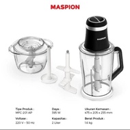 Maspion MFC 201 AP 2L Meat Grinder Chopper MFC201AP Food Processor