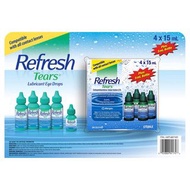 ［加拿大代購］ Refresh Tears Lubricant Eye Drops 4x15mL+5mL  亮視人造淚液（眼藥水）