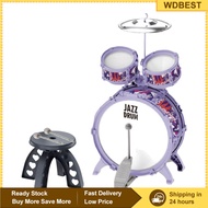 WDBEST Kids Jazz Drum Set Bass Drum Kits Cymbal Educational Toy Pedal Percussion Musical Instrument Toys for Party Favor Children