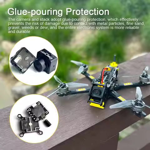 DarwinFPV BabyApe II Analog 156mm F411 FC 30A ESC 4S / 6S 3.5 Inch Freestyle FPV Racing Drone sub 25