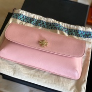 clutch tory burch pink original