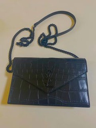 ysl saint laurent 鱷魚皮鏈條包wallet Hermes Lindy garden party herbag Dior Chanel 銀包 手袋 包包