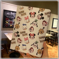 Disney Cartoons iPad case ipad 7th Gen 2019 Apple iPad Cover For 2018ipad AIR2 Protective Sleeve 3 shell 6 leather Set 1 anti-Fall 5 6th cartoon mini4/5 tablet ipad Mickey &amp; Minnie Pro9.7 5th Cover