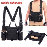 LP-6 STMQM Army Pouch Chest Baofeng Radio Storage Case Military Armor Tactical Molle Vest BF-888S UV-5R UV-9R Plus Walki