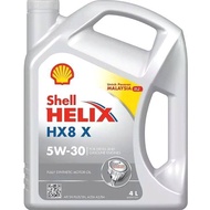 [Pasaran Malaysia] SHELL HELIX HX8 5W30 4L ENGINE OIL FULLY SYNTHETIC Minyak Hitam Kereta Car Proton Toyota Perodua