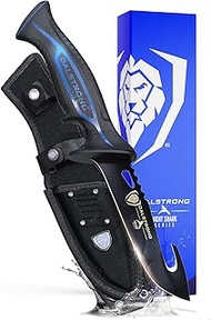 Dalstrong Gut Hook Fish Knife for Filleting and Cleaning - 5” - Night Shark Series - 7CR17MOV High C