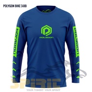 PRIA Men Long Sleeve Polygon Gowes Folding MTB Mountain Bike T-Shirt
