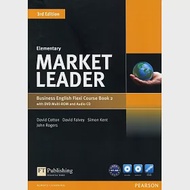 Market Leader 3/e (Elementary) Flexi Course Book 2 with DVD-ROM/1片 and Audio CD/1片 作者：David Cotton,David Falvey,John Rogers,Simon Kent