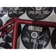 MERAH Taiwan MTB FRAME SET 26 RED IRON ROD FEDERAL NOT ROD