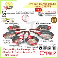 CYPRUZ induction marble Fry pan / Non-stick induction frying pan