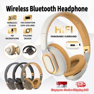 [24H Ship] Wireless Headset Bluetooth On-Ear Wireless Headphone HIFI Headset 5.0 Bluetooth Headset With Mic