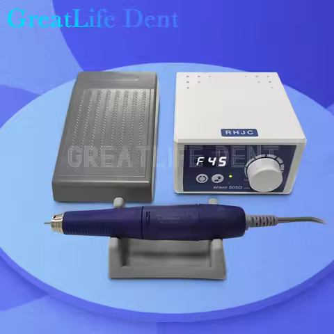 GreatLife Dent Renhe 505D 45000RPM 90W Nail Drill Machine Manicure Pedicure Polishing Tool Carbon Br