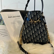 Dior C’est 緹花中型手帶 水桶包 手提包  肩背包