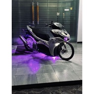 UV TRANSPARENT STRIPING STICKER AEROX ALPHA MOTIF CUSTOM KING MANCULDesign