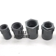 Faucet Sock SDD PVC Pipe 1/2" 3/4" 1" - Fitting Pipe Sock Sok Threaded In 1/2in 3/4in 1in