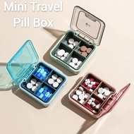 Mini Pill Box Travel Pill Box Pill Storage Box Portable Daily Cross Pill Box Medicine Storage Box Plastic