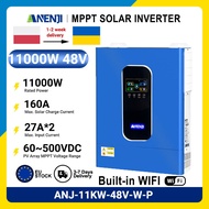Hybrid Solar Inverter 11KW  6.2KW 4KW Solar Inverter Controller 24V 48V 120A MPPT Hybrid Inverter PV