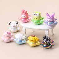 Live Pong Pong Game Plated Sanrio 对对碰 电镀三丽欧小飞机 卡通diy饰品奶油胶手工发饰钥匙扣桌面摆件盲袋