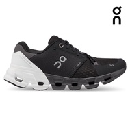 On Men Cloudflyer 4 Wide Running Shoes - Black / White