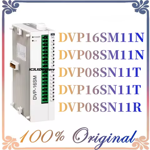1pcs/lot New Original DVP16SM11N DVP16SN11T DVP08SM11N DVP08SN11T DVP08SN11R Series 16 Point Expansi